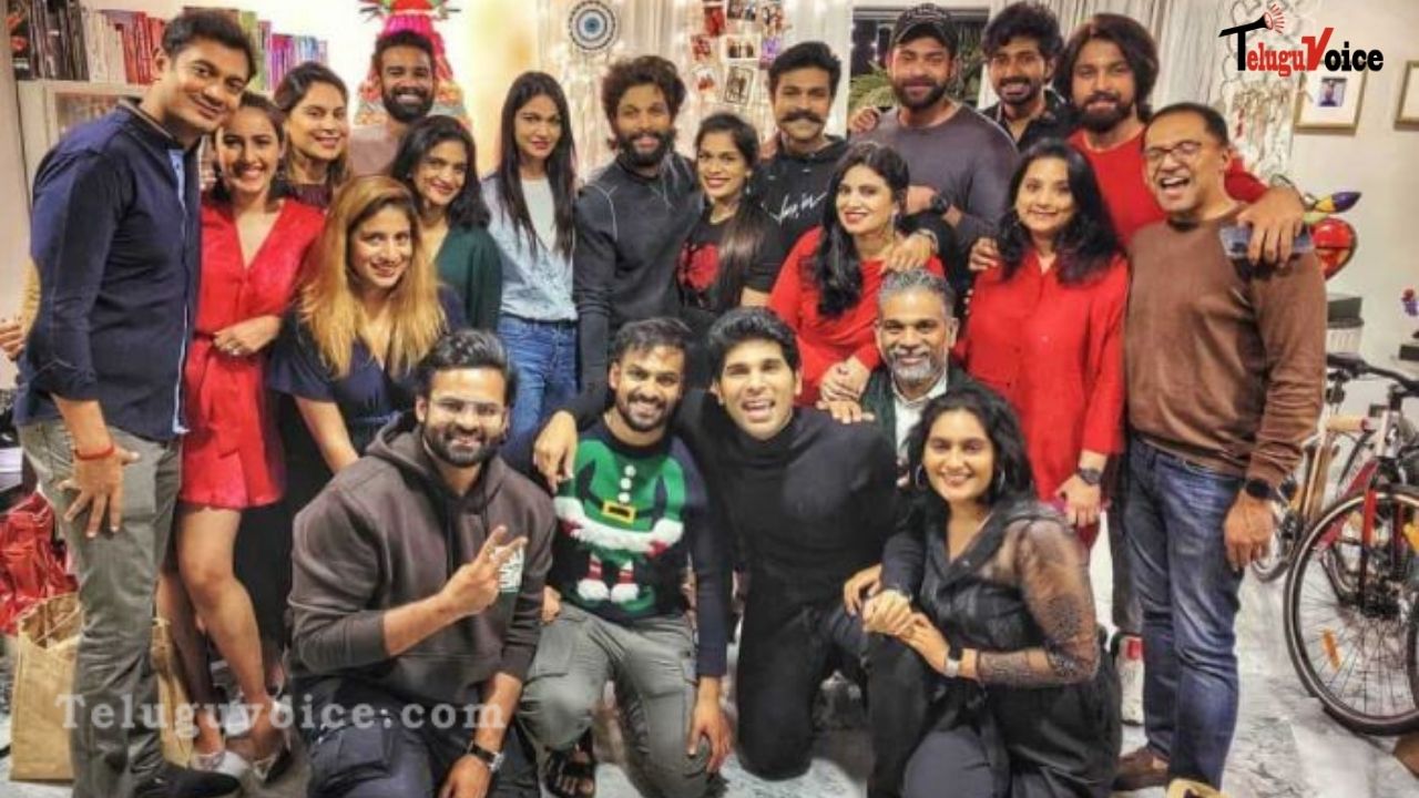 Mega Family Celebrating Christmas teluguvoice