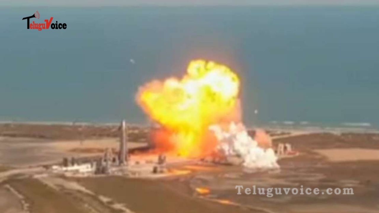 Spacex Starship Prototype SN9 Explodes On Landing After Test Launch teluguvoice