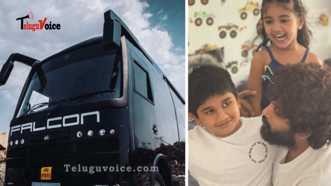 Allu Arjun's Vanity Van Falcon Meets With An Accident