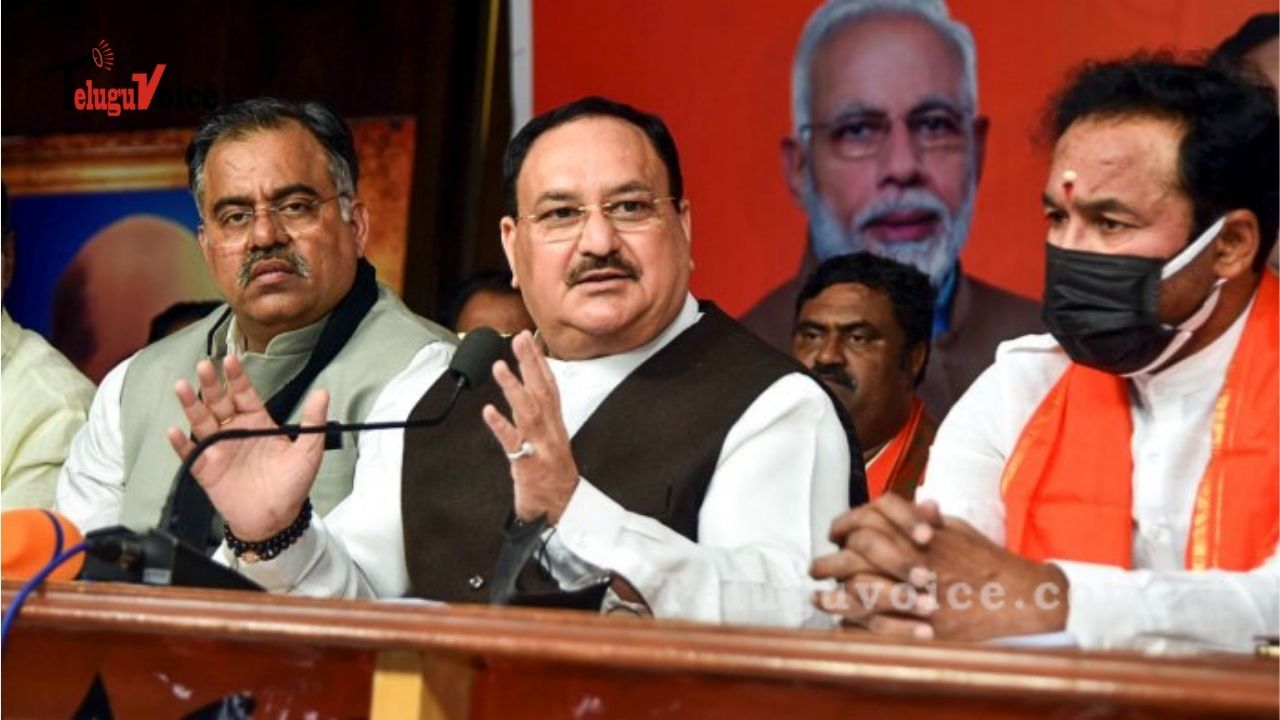 'KCR Has Lost Mental Balance': JP Nadda teluguvoice