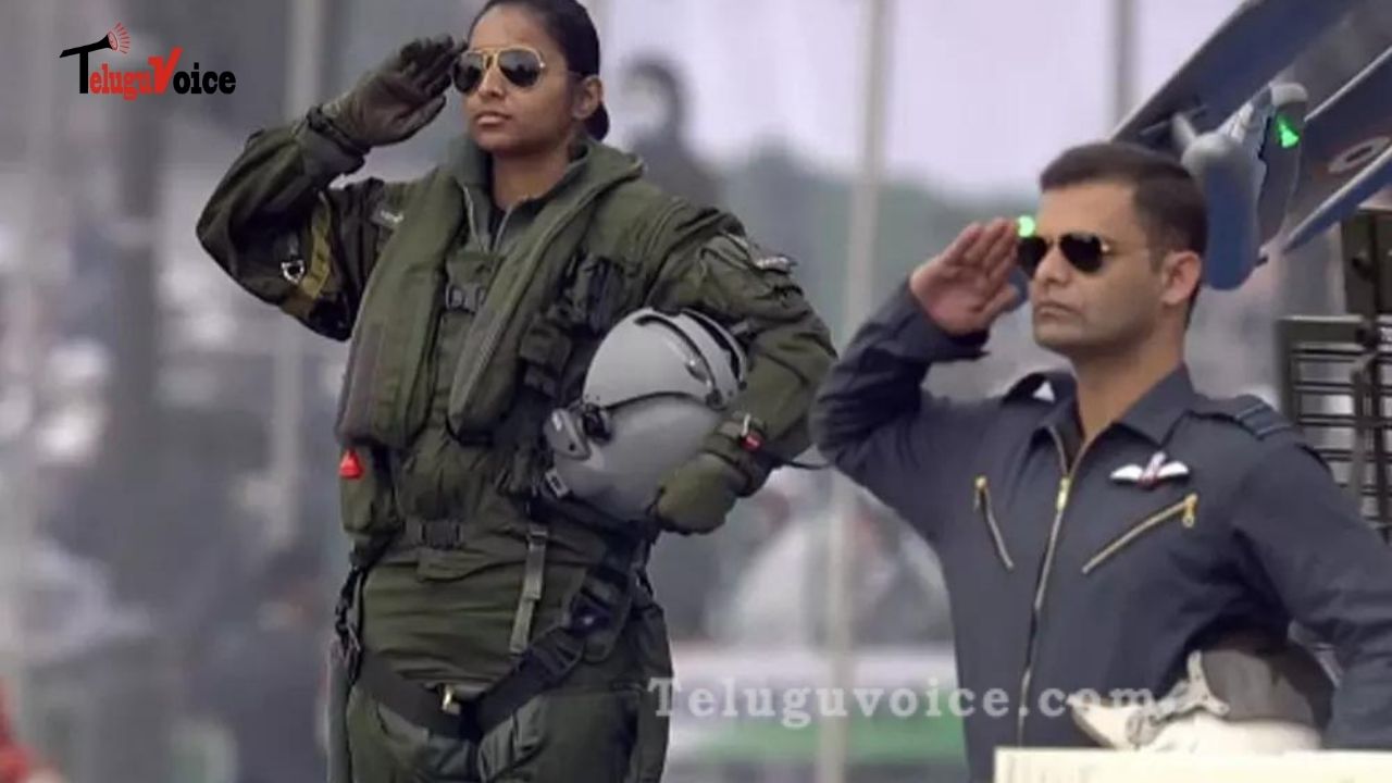 India's 1st Woman Rafale Jet Pilot Featured In The Republic Day Air Force Tableau teluguvoice