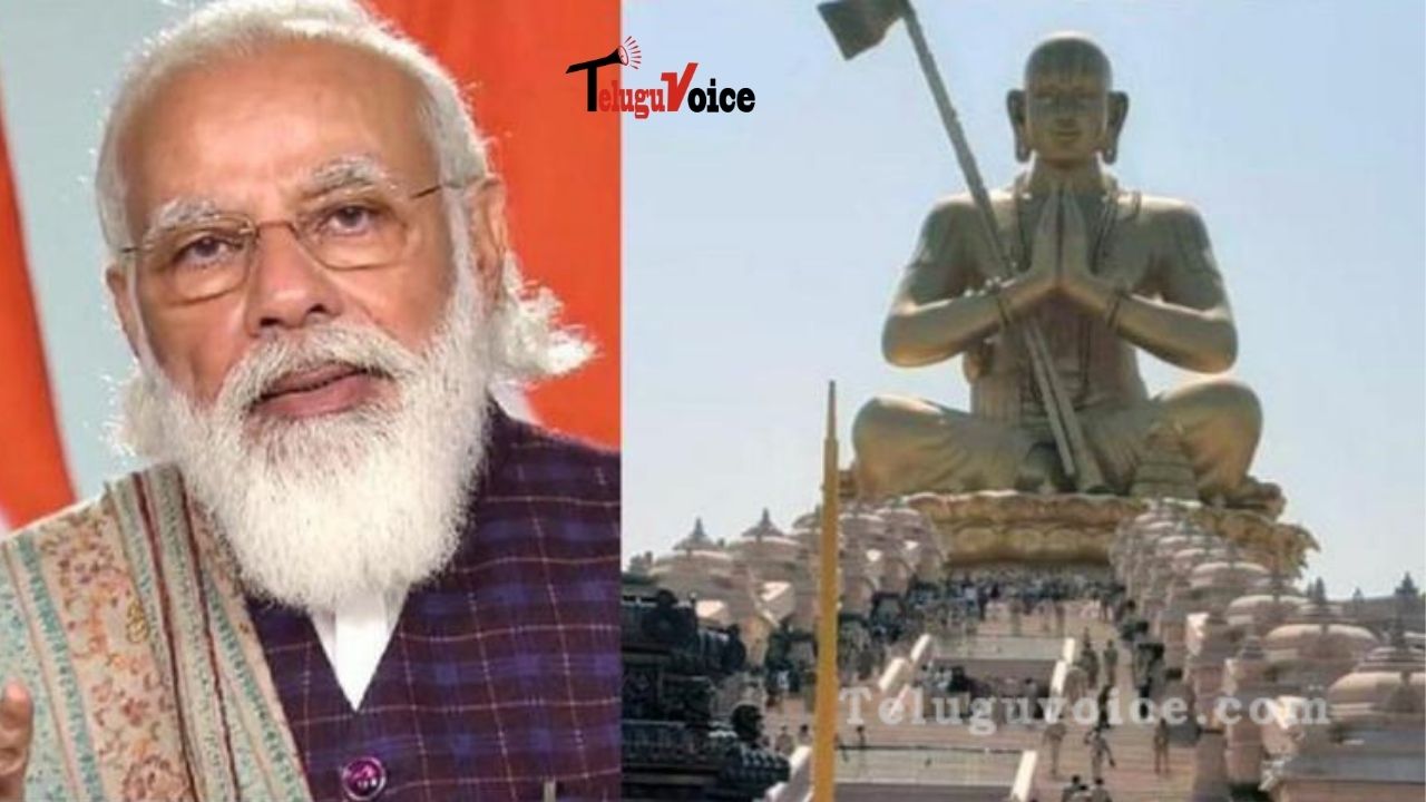 PM Modi To Unveil Statue Of Equality In Hyderabad  teluguvoice