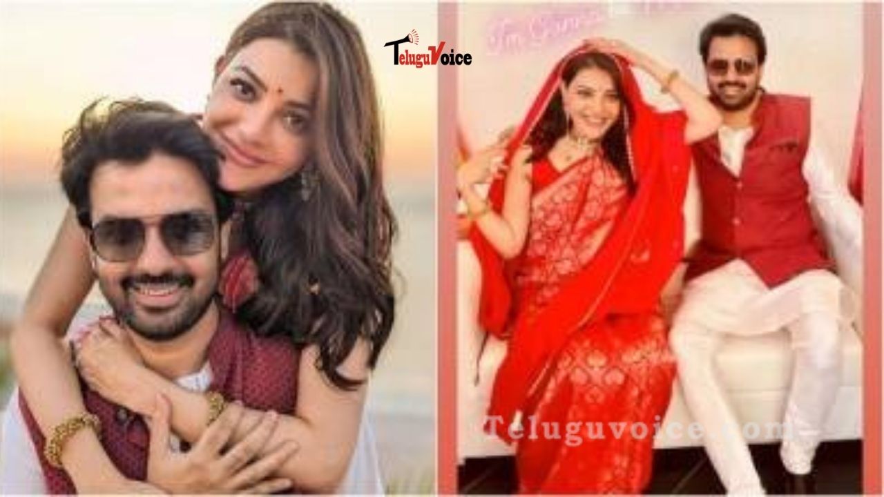 Kajal Agarwal Pregnancy Glow In ‘Godbharai’ Images teluguvoice