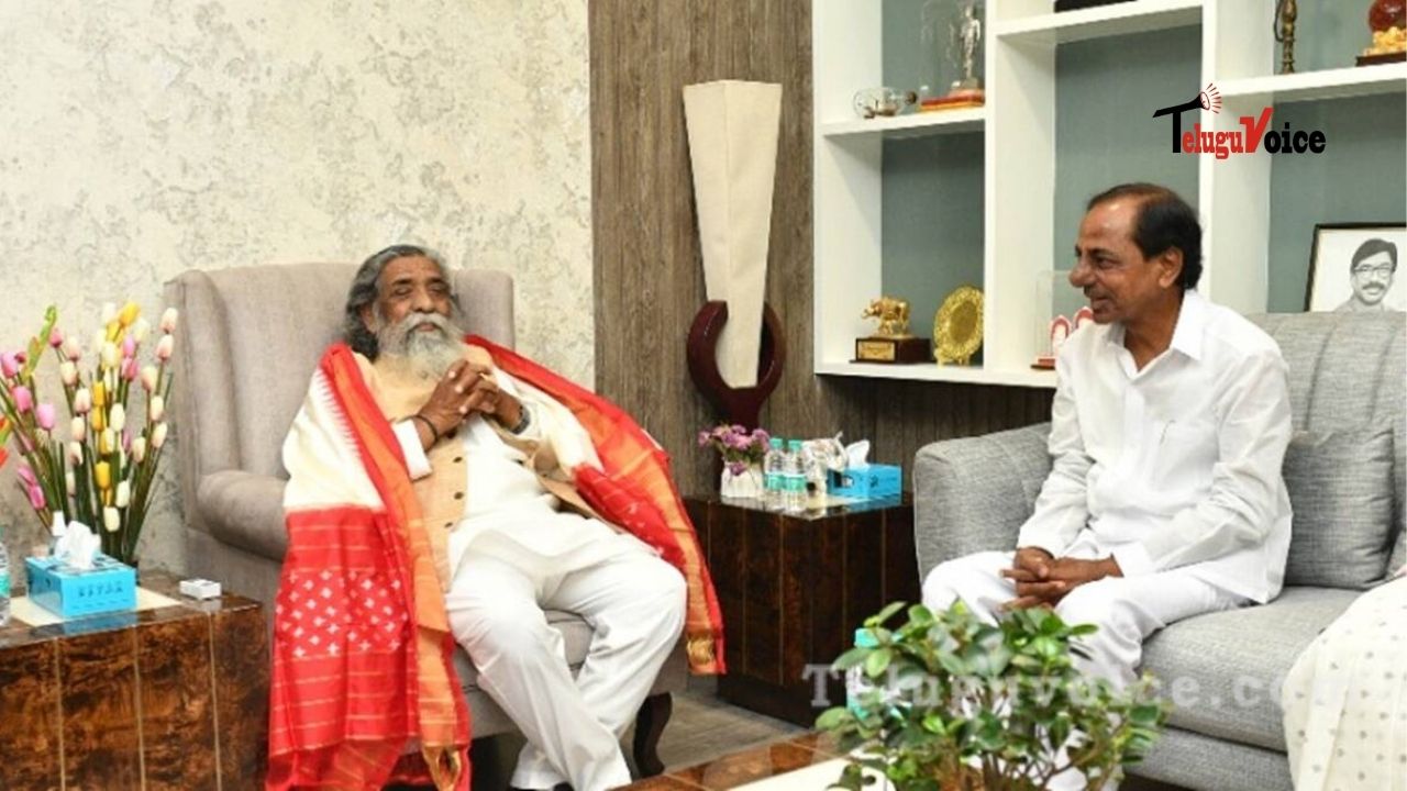 Telangana Cm Meets Shibu Soren In Jharkhand teluguvoice