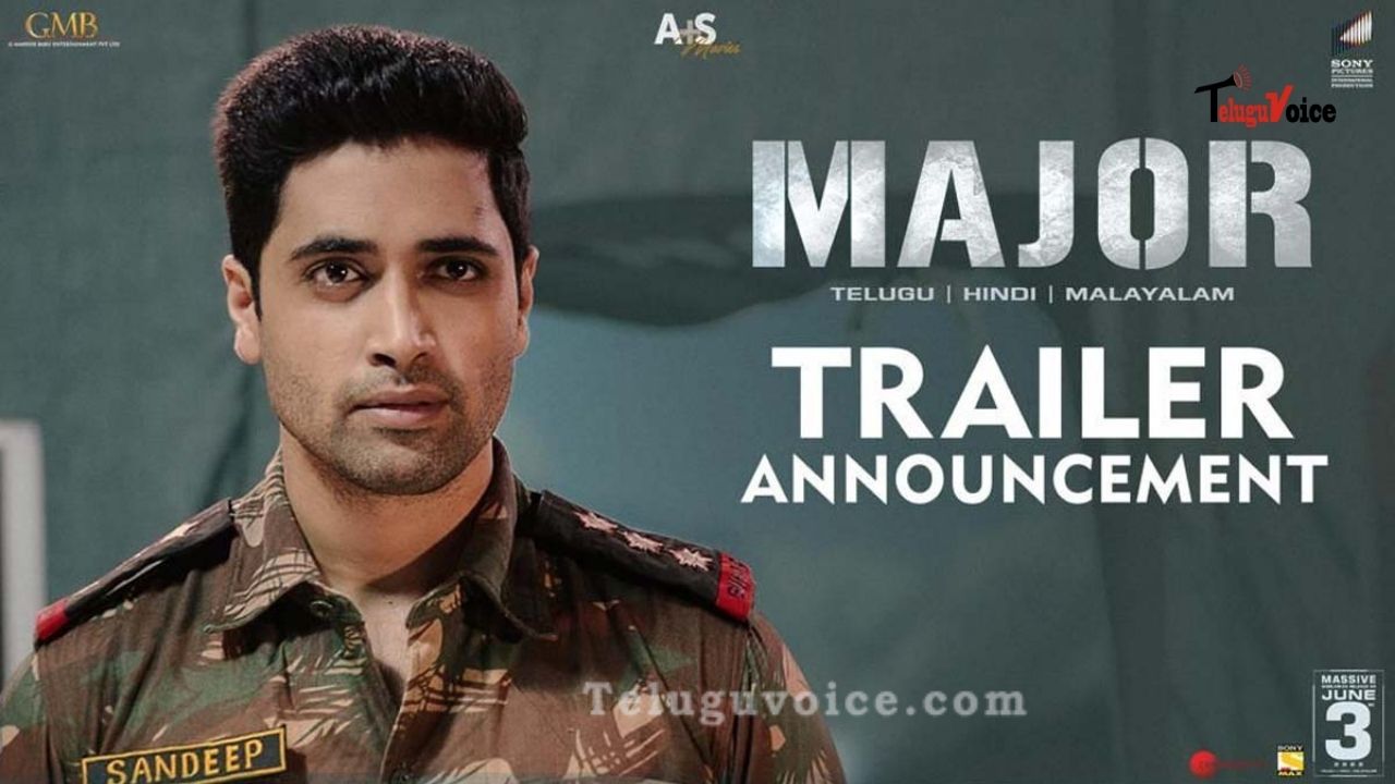 Adivi Sesh Major Trailer Release Date Revealed