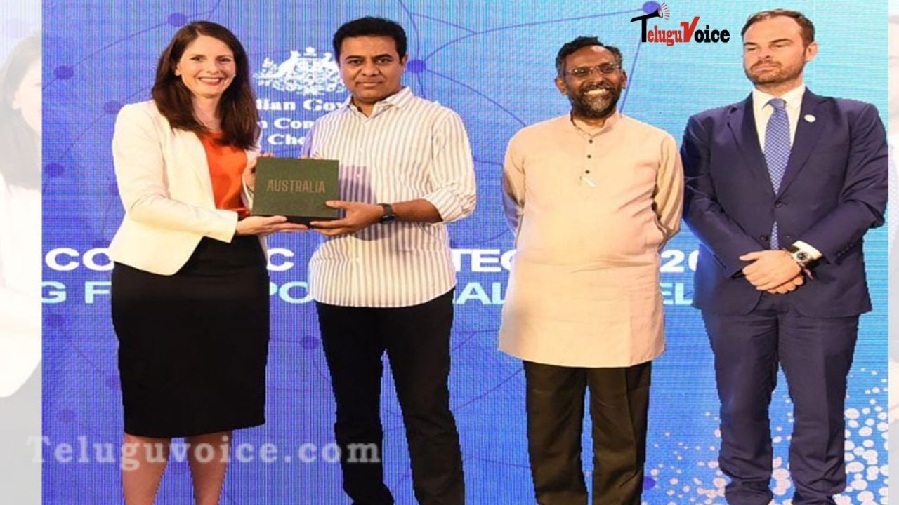 Consider Hyderabad For Setting Up A Consulate General Office: KTR To Australian Govt teluguvoice