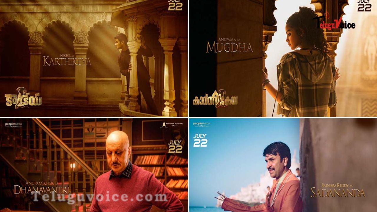 Lead characters for Karthikeya 2 revealed