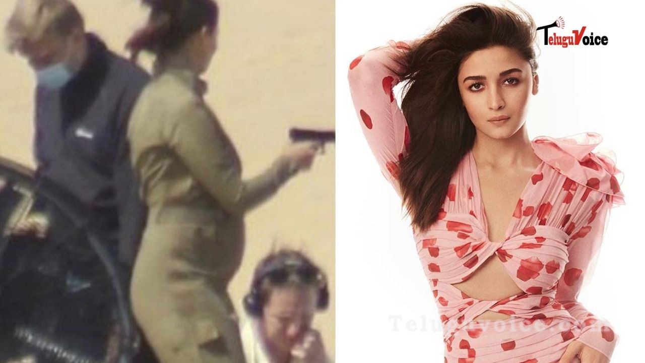 Alia Bhatt Flaunts Her Baby Bump  teluguvoice