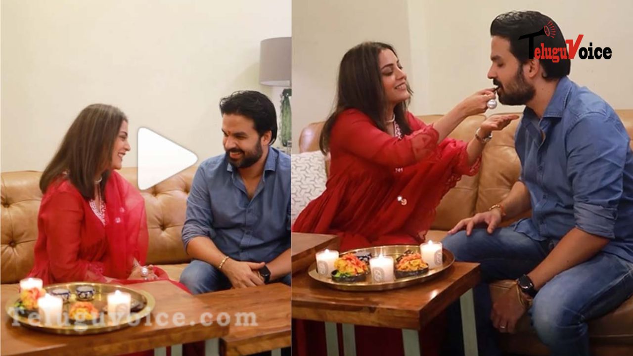 Tollywood Actress Ties Rakhi To Gautam Kitchlu teluguvoice