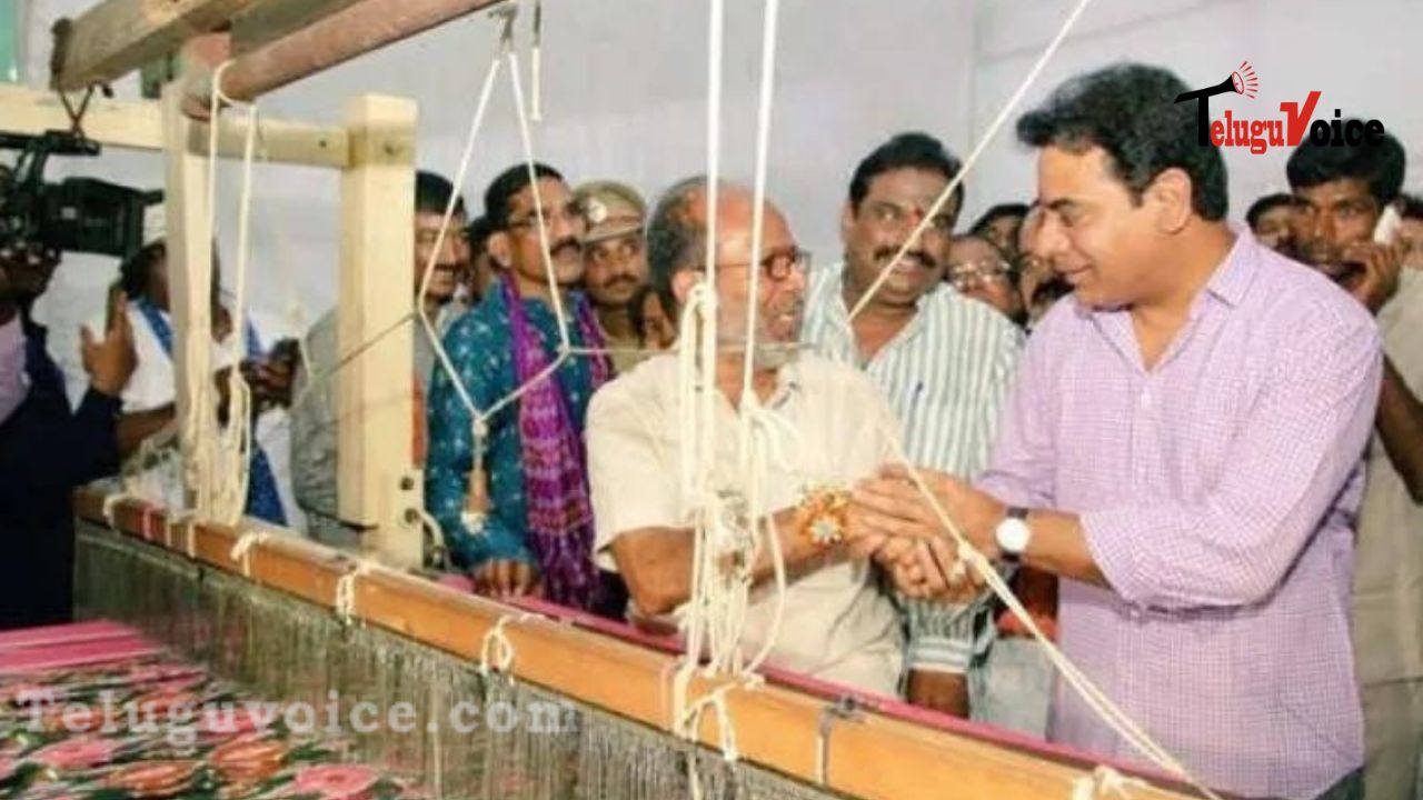 Telangana Govt Introduces Life Insurance Cover For Handloom Weavers. teluguvoice