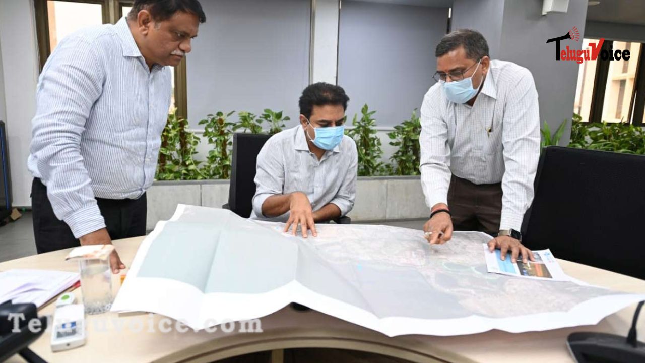 Hyderabad: KTR Reviews Infrastructure Works  teluguvoice