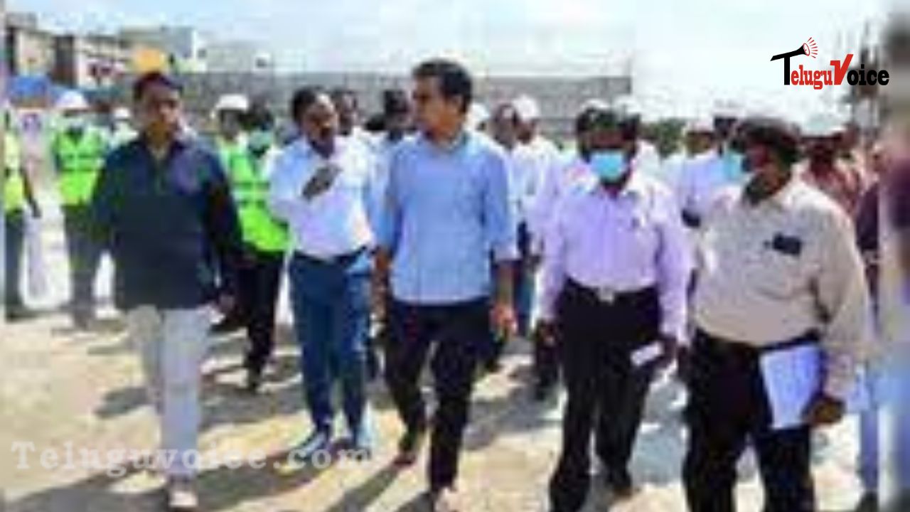 KTR Instructs Officials To Develop A Park At Neopolis Layout teluguvoice