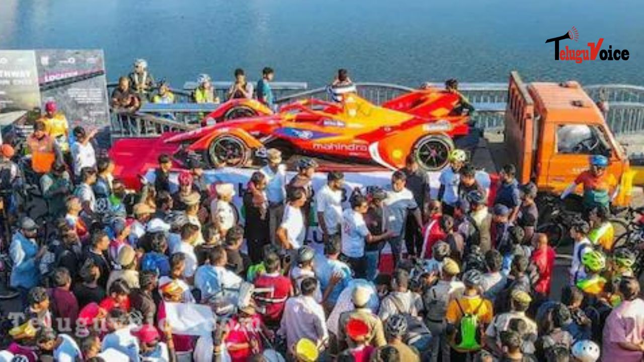 Formula E Car Unveiled In Hyderabad! teluguvoice