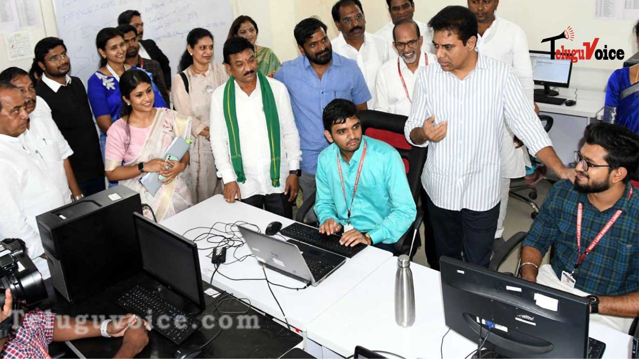 Telangana Firm On The Expansion Of IT Sector To Tier-II Cities: KTR teluguvoice