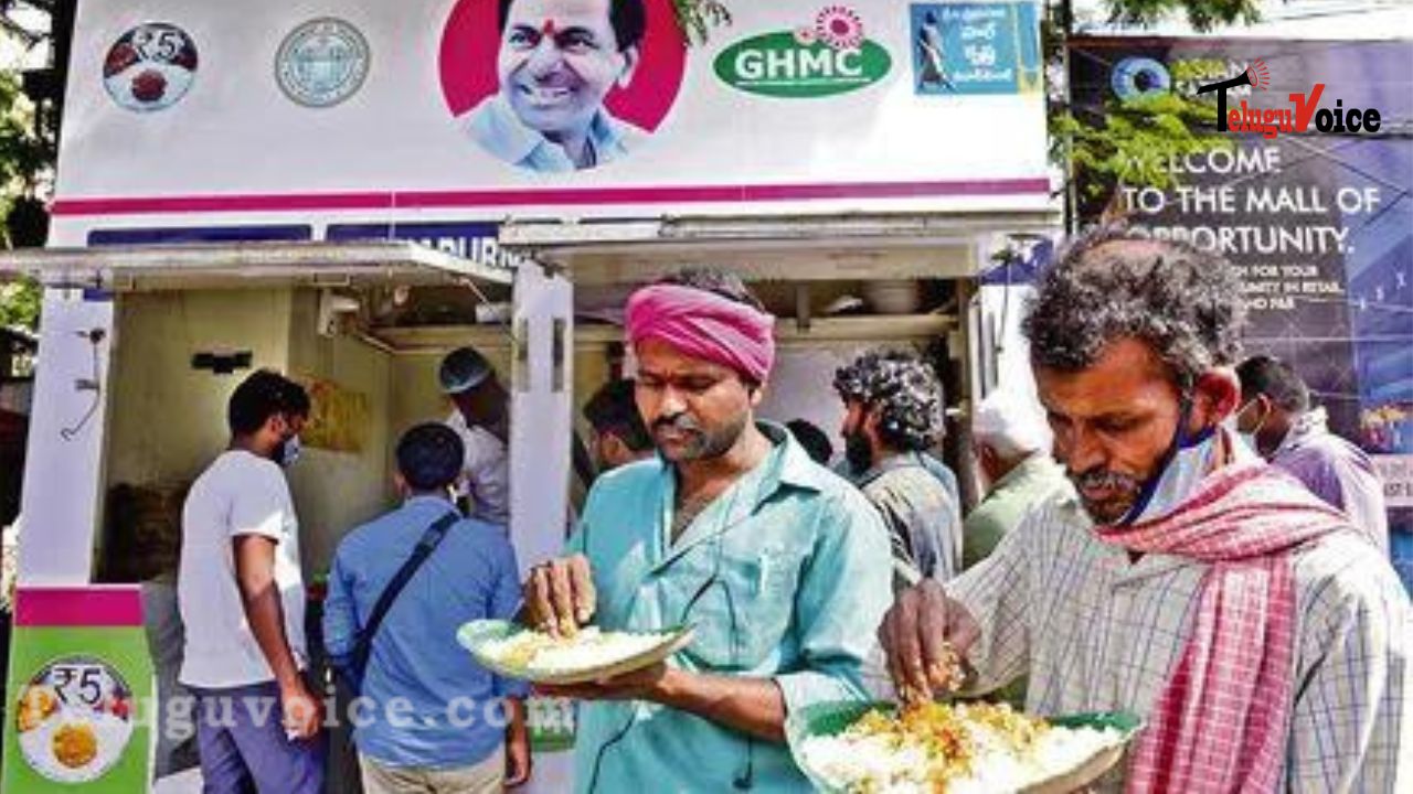 KCR Govt’s Annapurna Food Scheme Serves 10 Crore Meals. teluguvoice