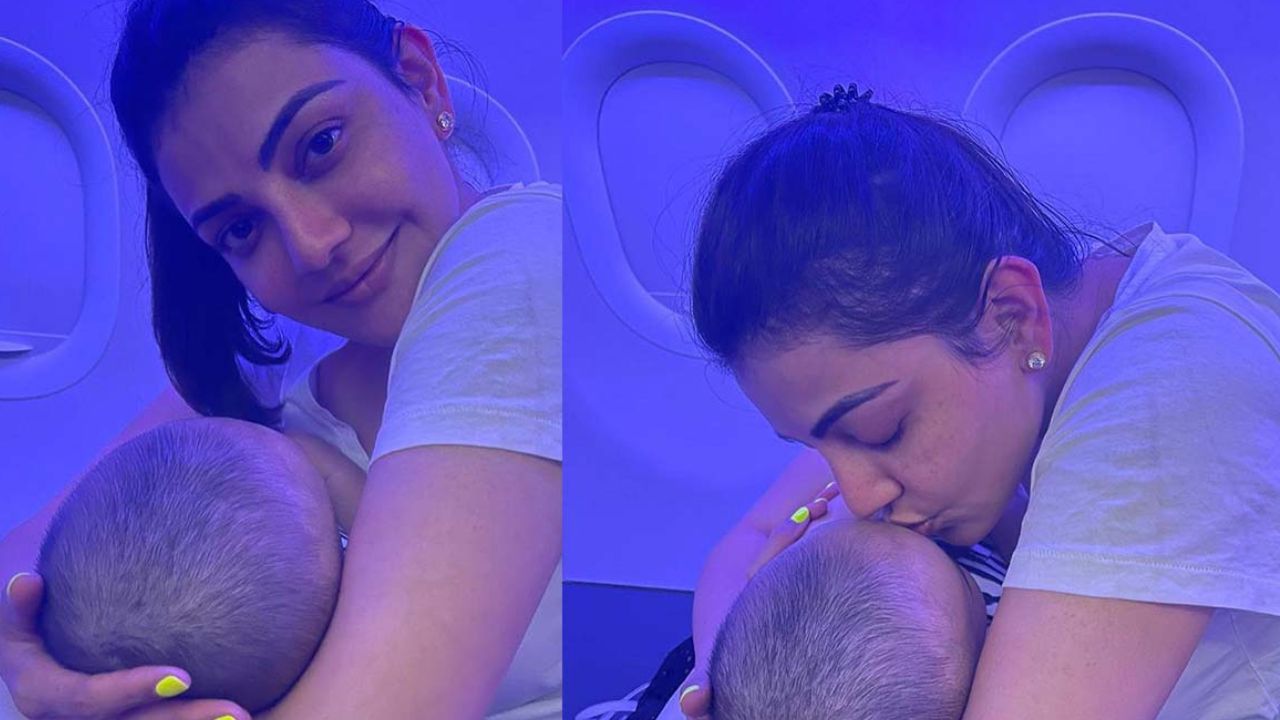 Kajal Aggarwal With Son, Images Doing Rounds!