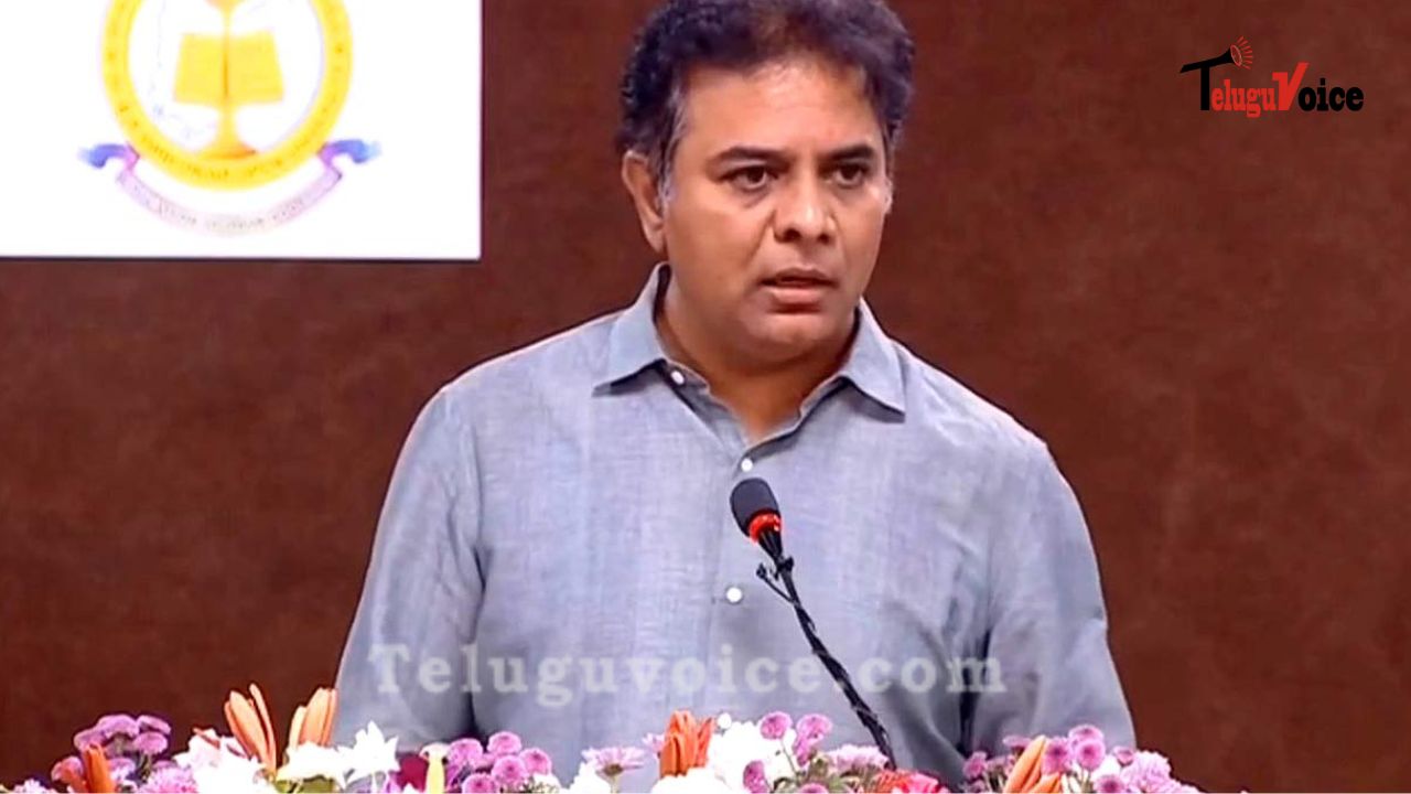 KTR Nudges Tech Companies To Expand In Tier-2 Cities teluguvoice