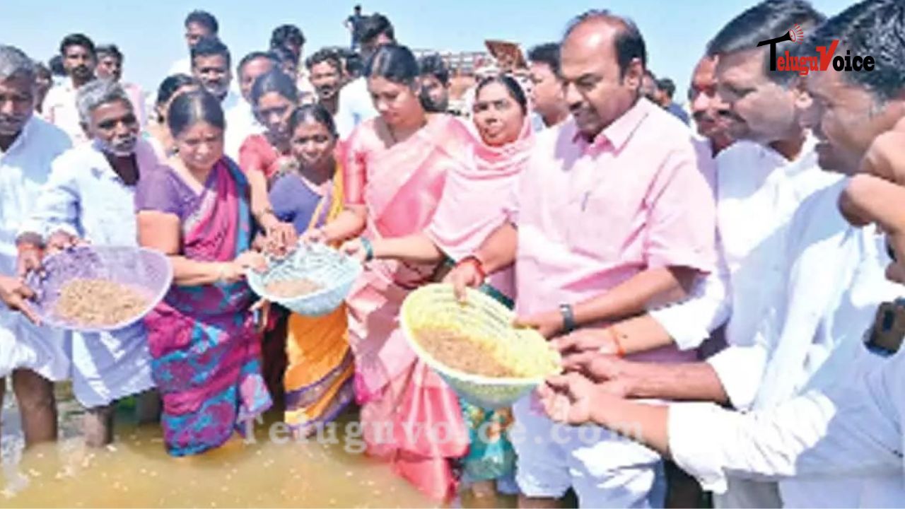 Telangana Aims To Work For The Welfare Of Fishermen's Community. teluguvoice