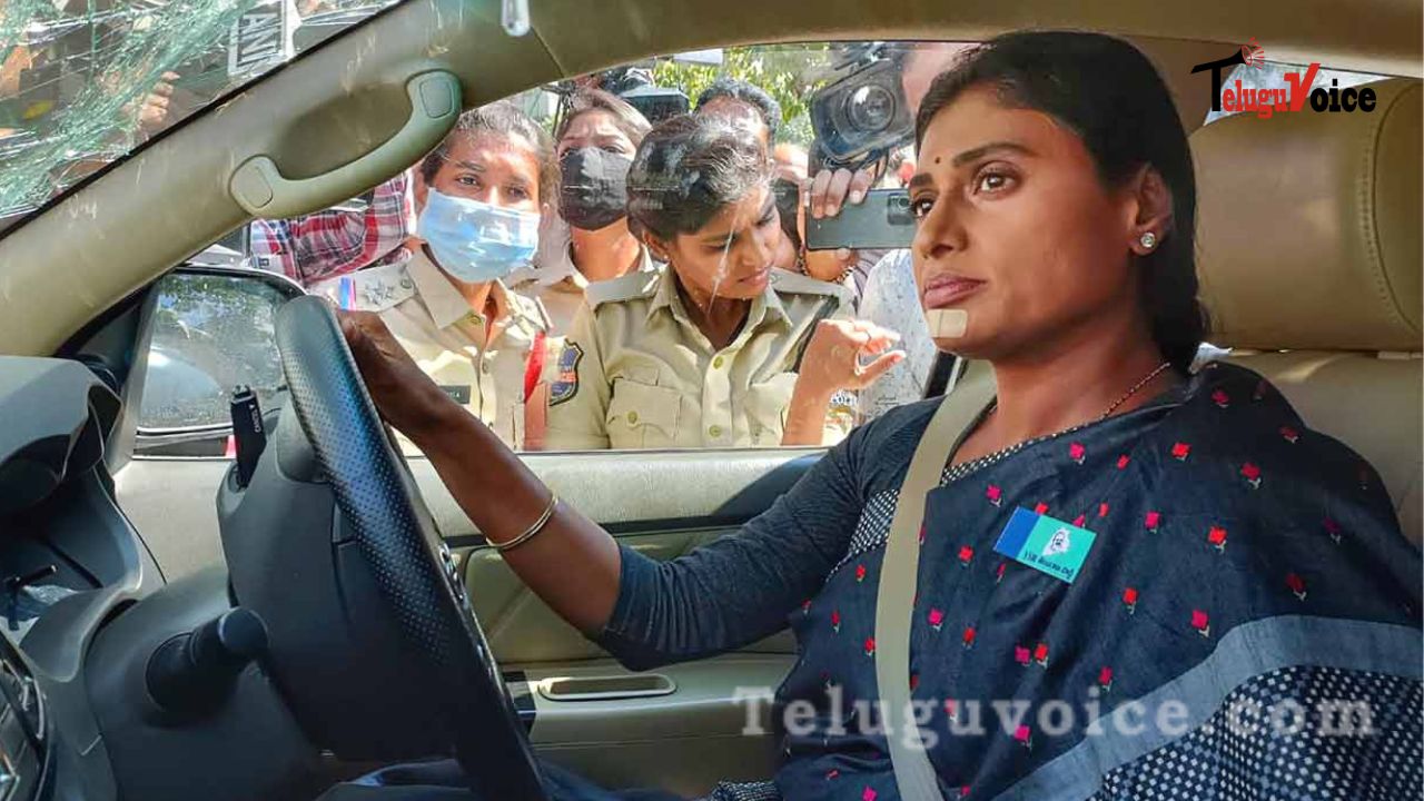 Hyderabad: YS Sharmila Arrested Over Protest March, Gets Bail teluguvoice