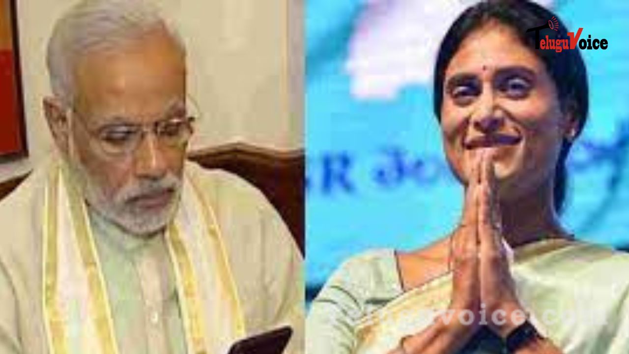 New Twist: Modi Extend Support to YS Sharmila teluguvoice