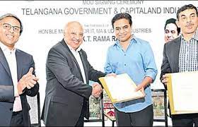 Telangana: CapitaLand announces to invest Rs 6,200 crore teluguvoice