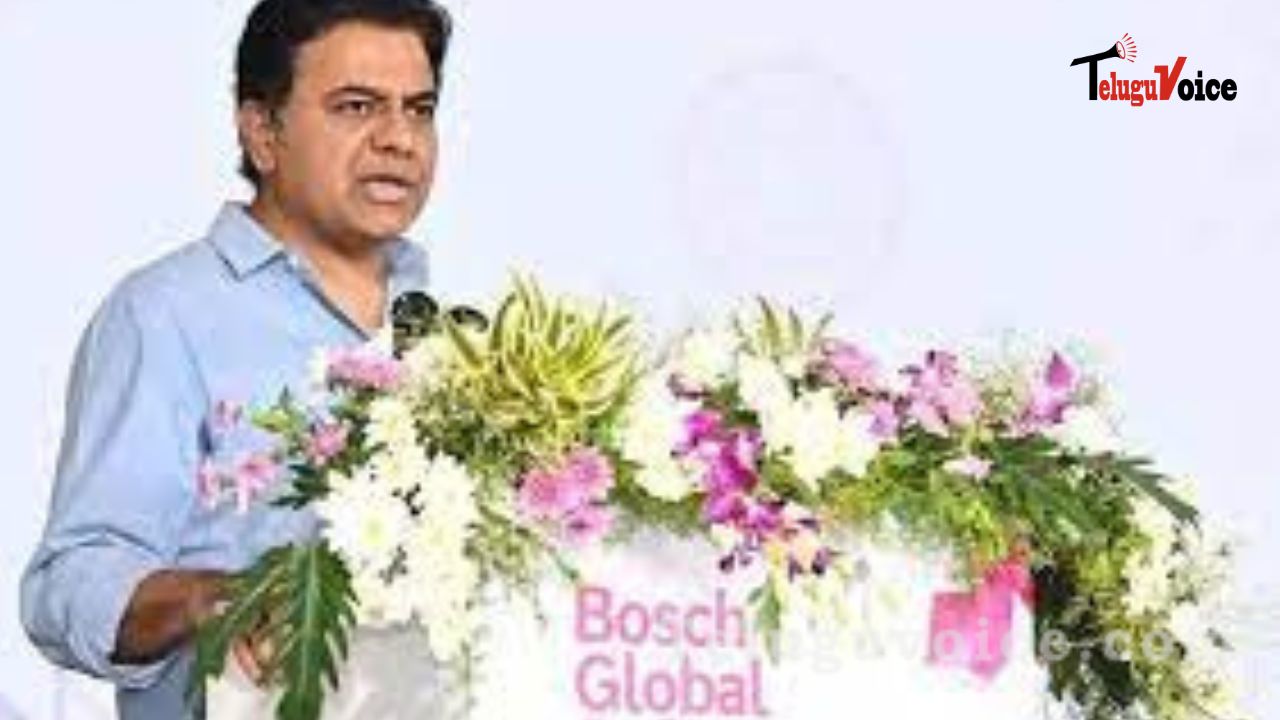 New IT Jobs Are Because Of Hyderabad: KTR. teluguvoice