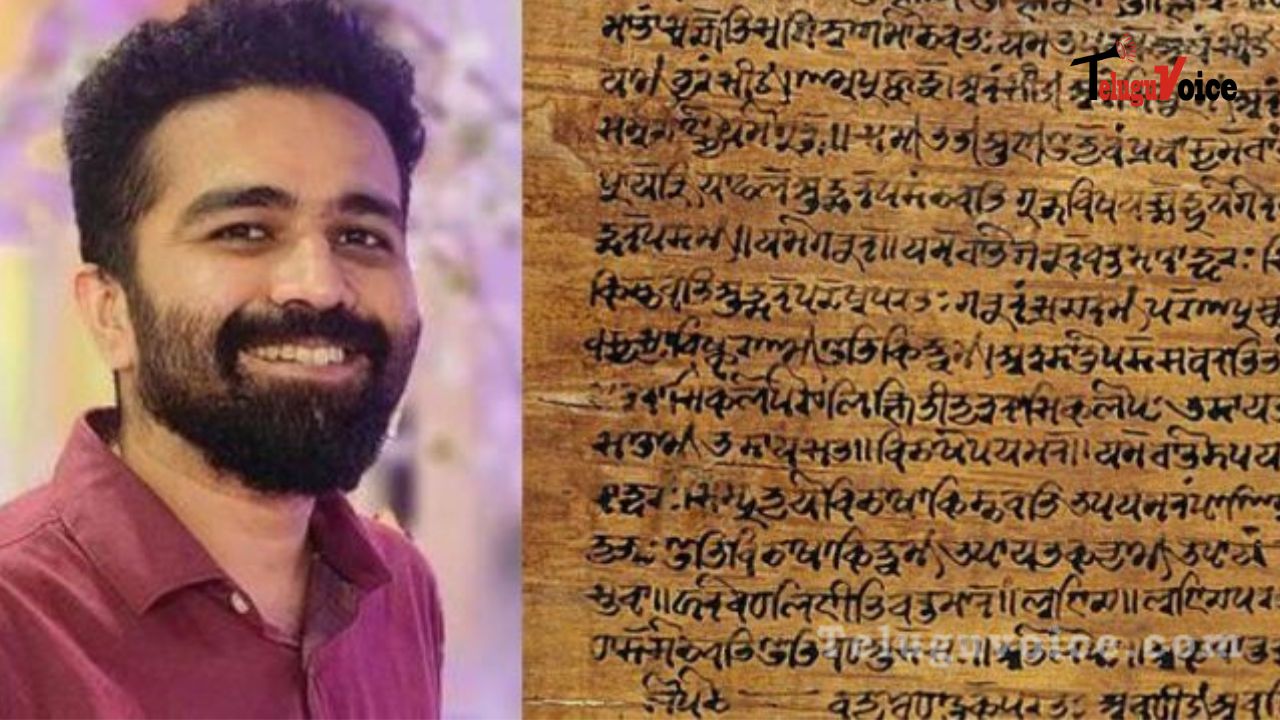 Cambridge University's Indian Ph.D. student solves a 2,500-year-old Sanskrit puzzle. teluguvoice