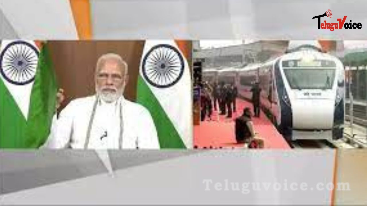 Hyderabad: PM Modi Flags Off 8th Vande Bharat Express Train Virtually teluguvoice