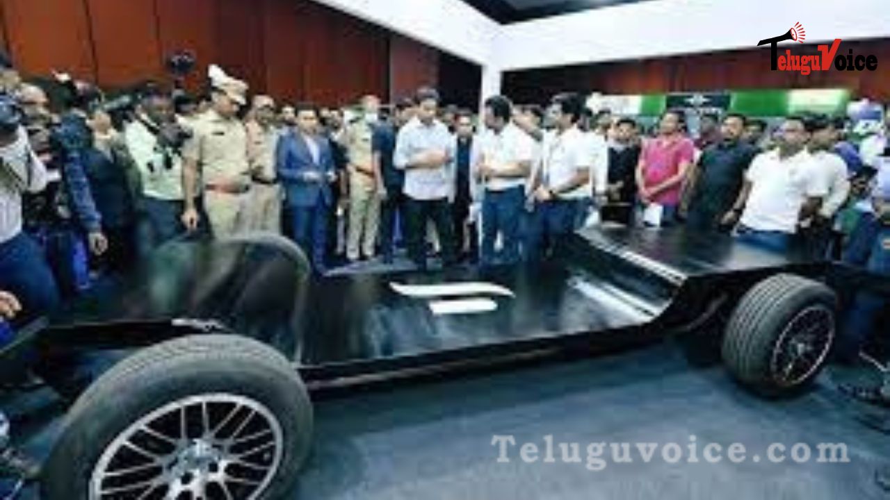 The first Hyderabad E-Motor Show is opened by Minister KTR.   teluguvoice