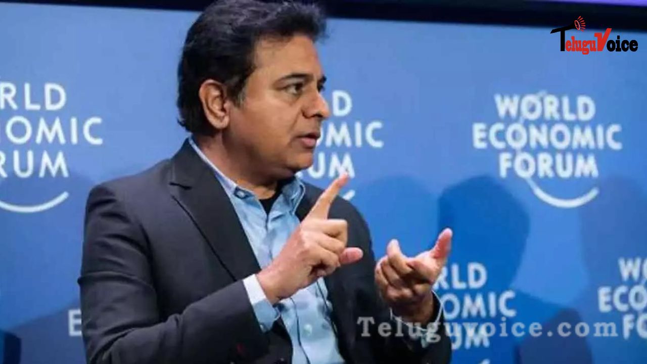 Telangana To Get WHO And WEF Centres Soon, According To KTR. teluguvoice