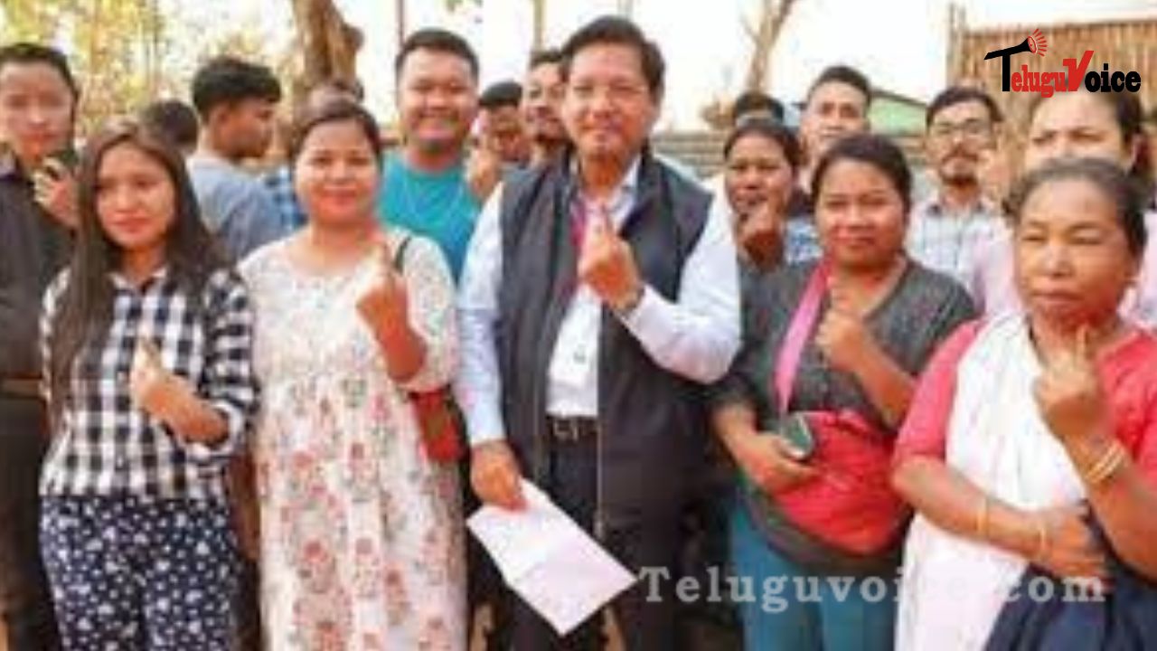 Despite losing ground in Meghalaya, exit polls show a competitive four-way race in Tripura. teluguvoice