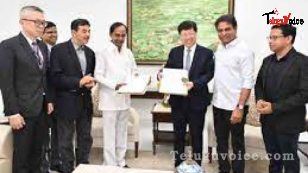 Foxconn's mega investment' in Telangana may create one lakh jobs over 10 years. teluguvoice