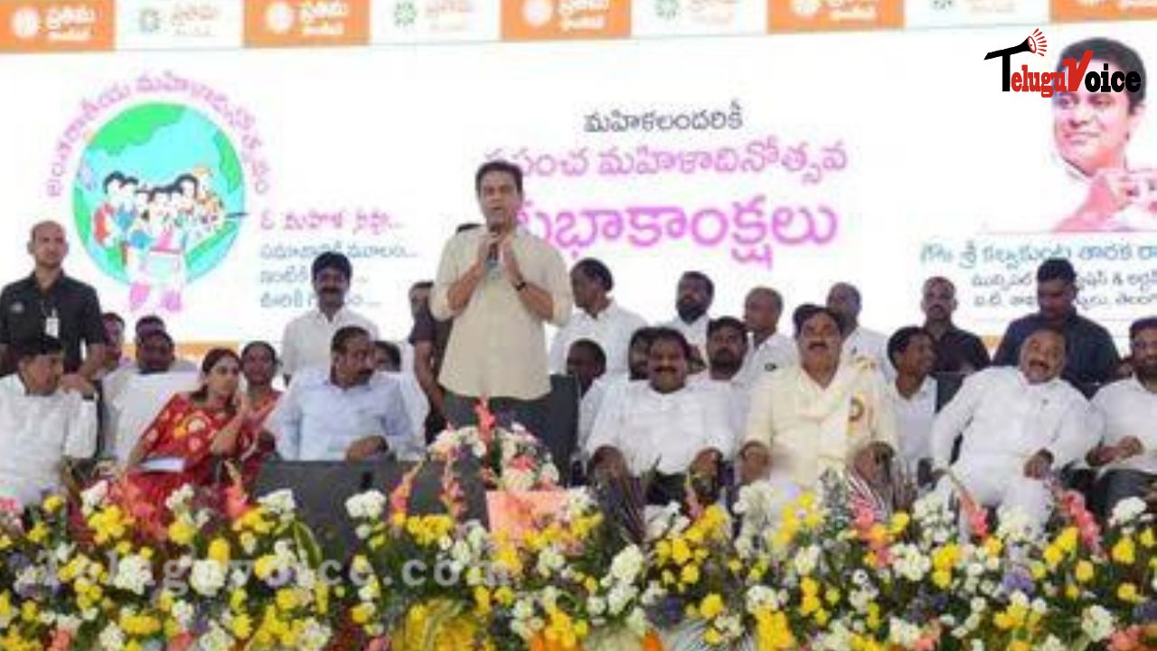 Under BRS control, Telangana experienced great development: Rama Rao, KT. teluguvoice