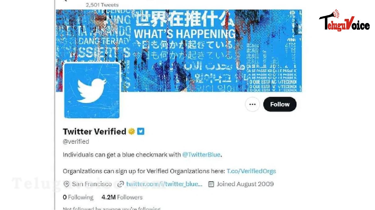 A verified Twitter user unfollowed 4.21 million people. teluguvoice