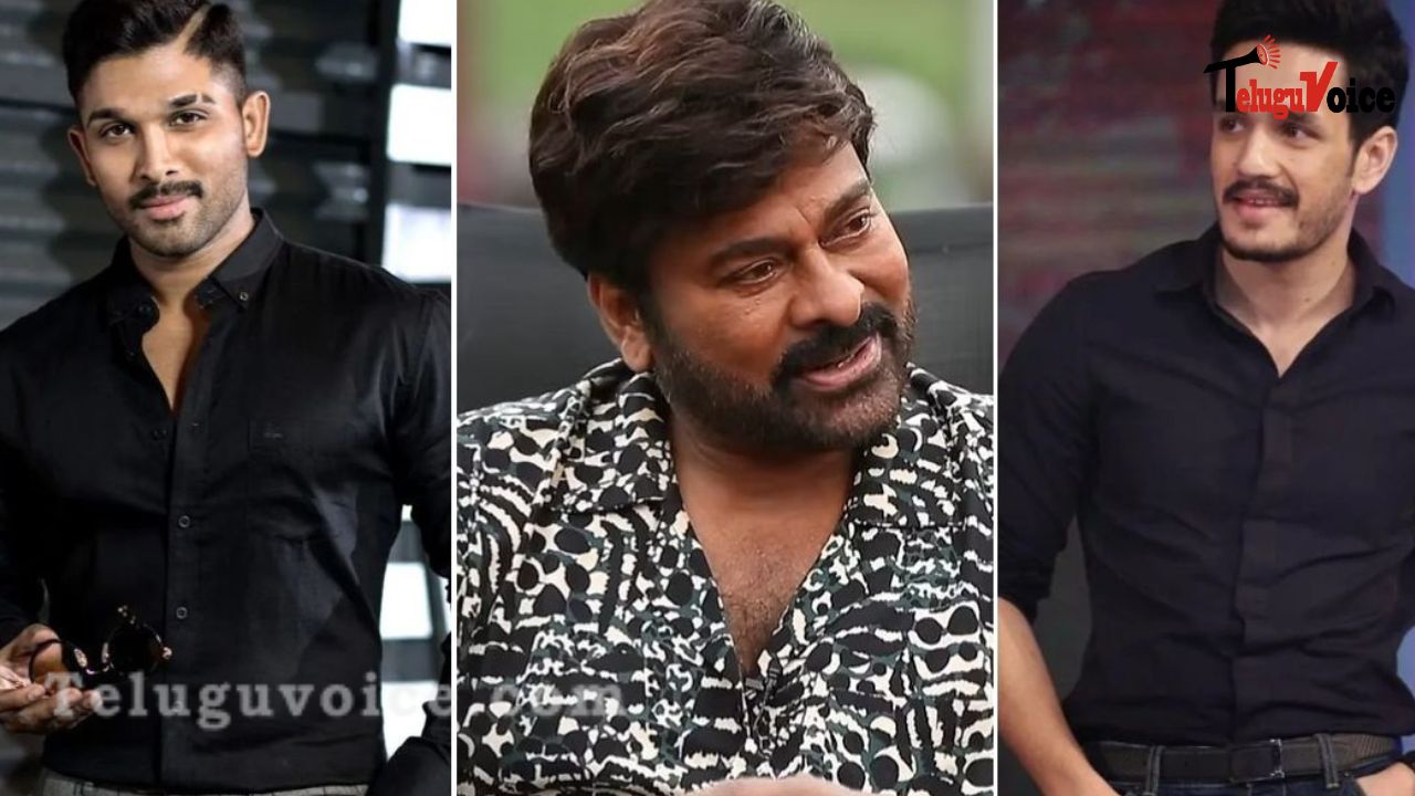 Happy birthday from Chiranjeevi to Allu Arjun and Akhil teluguvoice