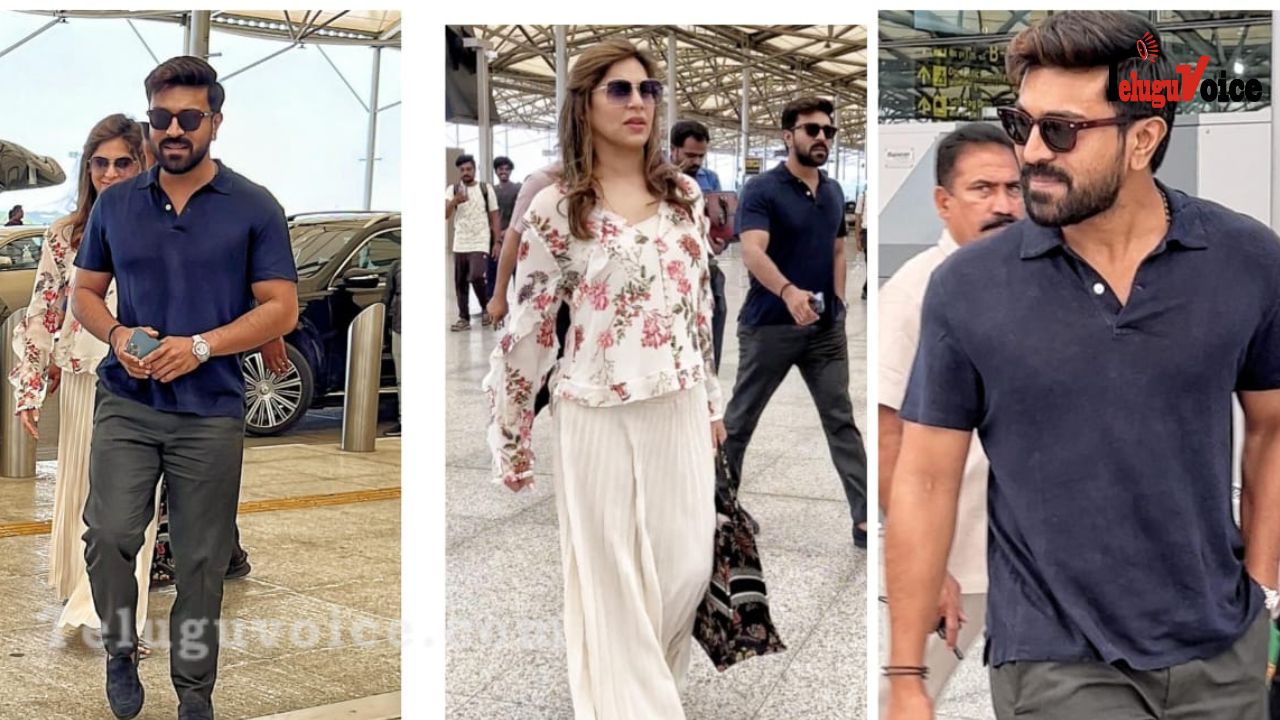 Upasana and Ram Charan fly to the Maldives teluguvoice