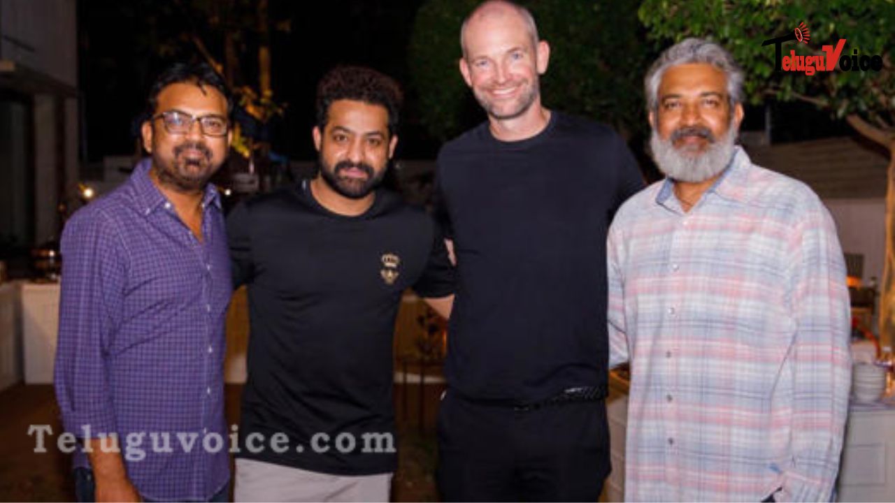 Jr NTR throws a party for Amazon CEO James, SS Rajamouli, Koratala Siva, and other celebrities teluguvoice