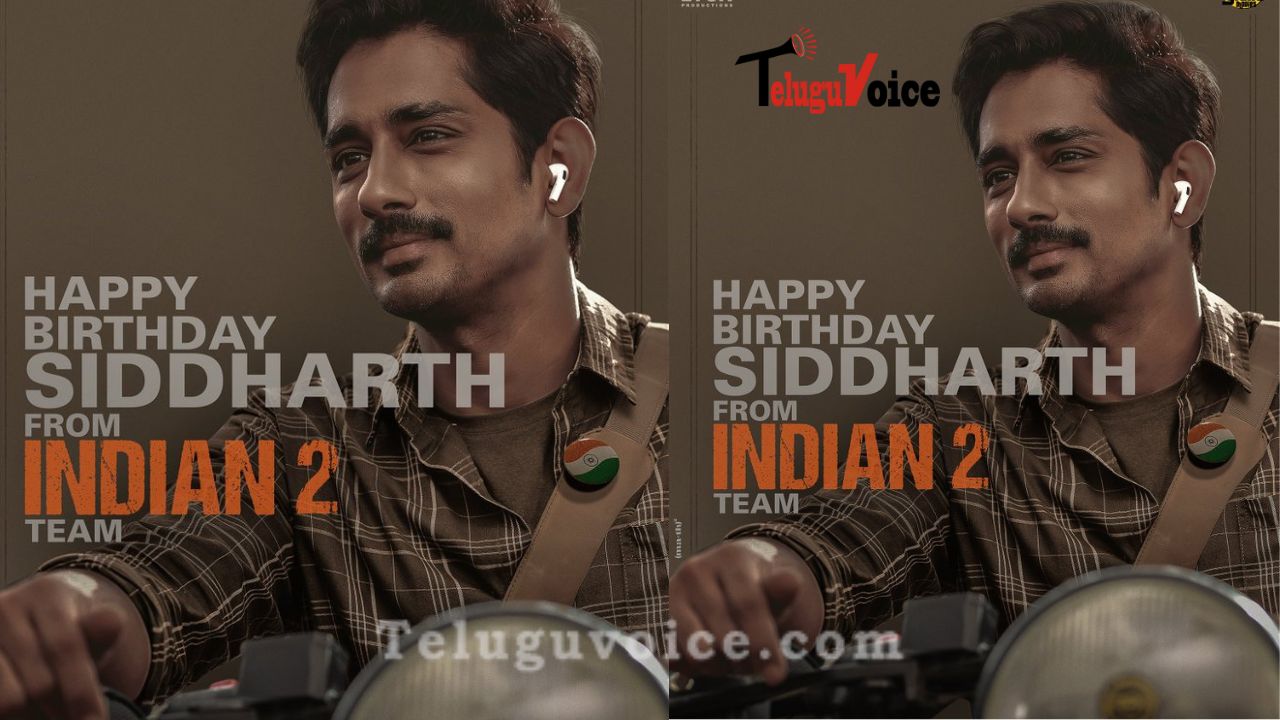 Siddharth in 'Indian 2' by Shankar-Kamal Haasan! teluguvoice