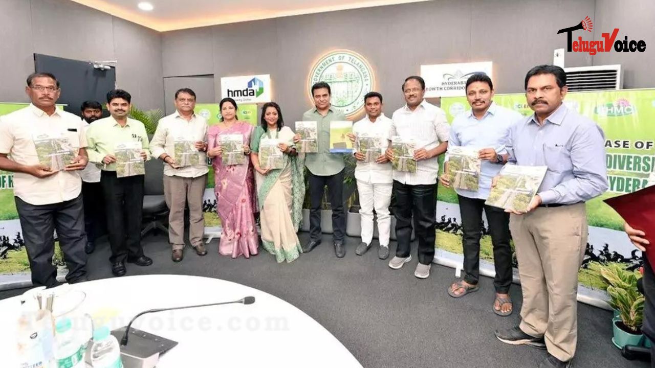 City Biodiversity Index of Hyderabad, released by Minister KTR:  teluguvoice