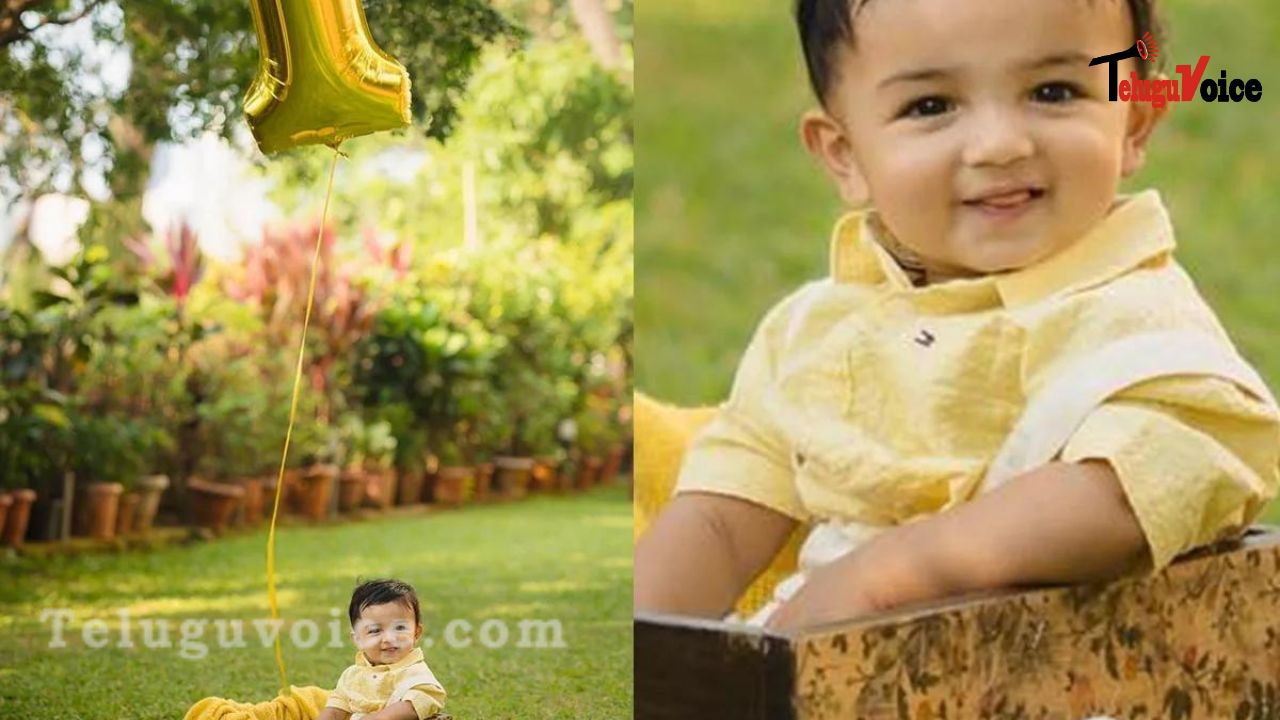 Kajal Aggarwal wishes Neil a happy first birthday. teluguvoice