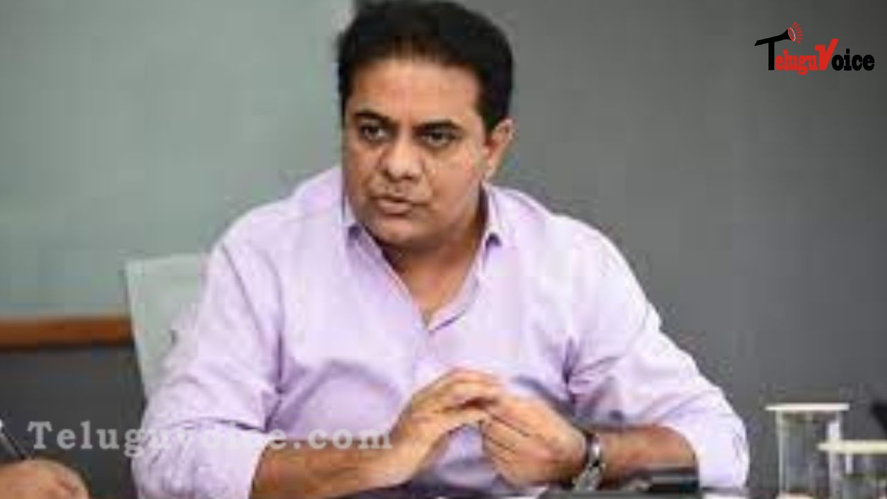 Industries Minister KTR urges firms to hire locally. teluguvoice