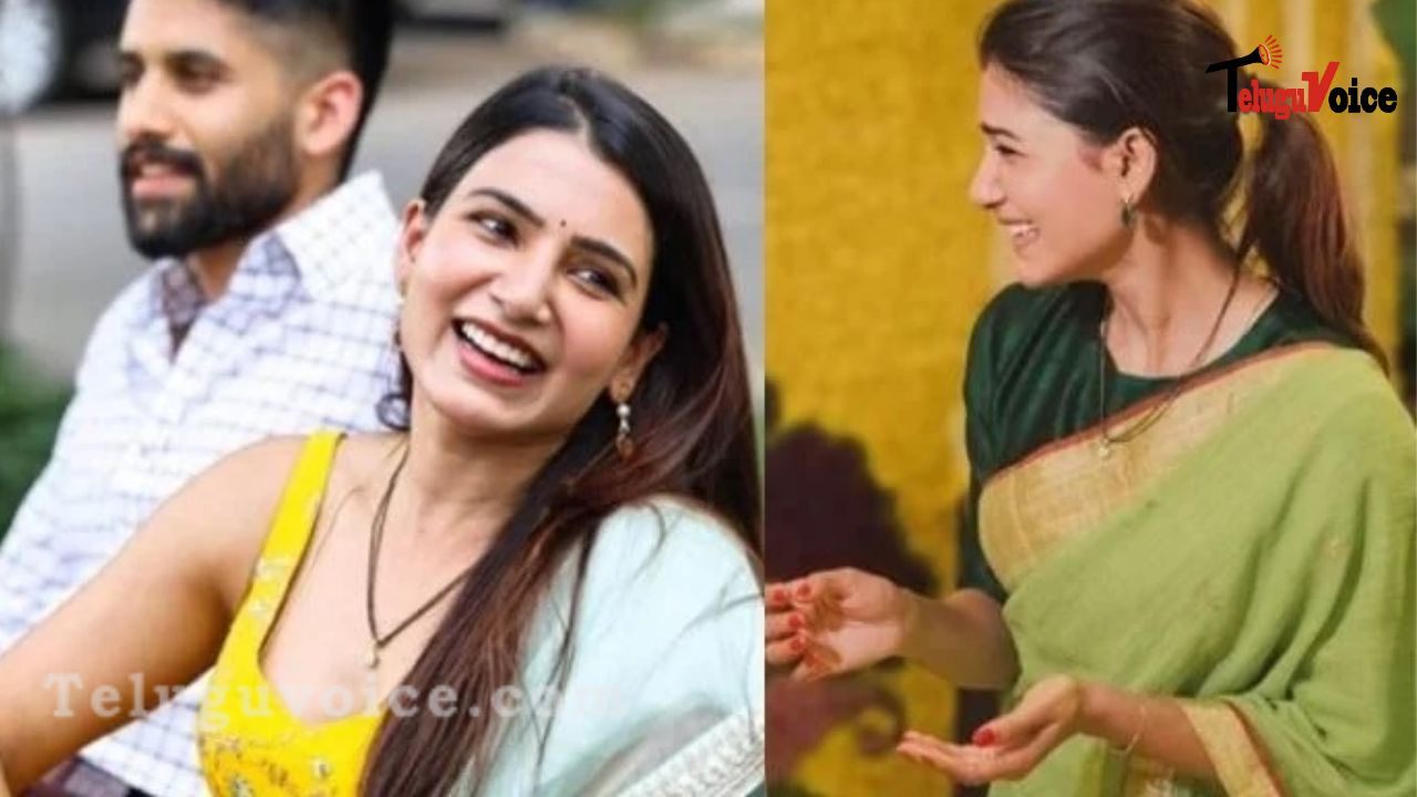 Samantha was spotted wearing a Mangalsutra after her divorce!? teluguvoice