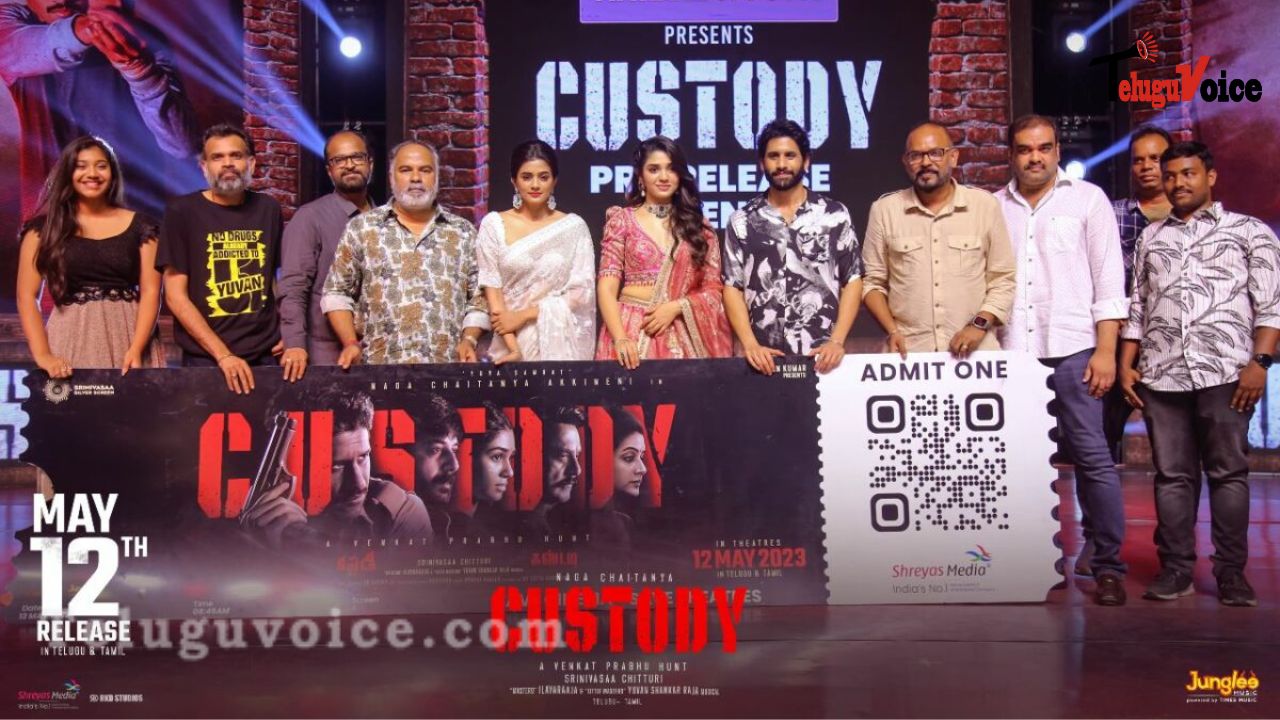 Naga Chaitanya at the Custody Pre-Release Event: You will see a fresh actor in me. teluguvoice