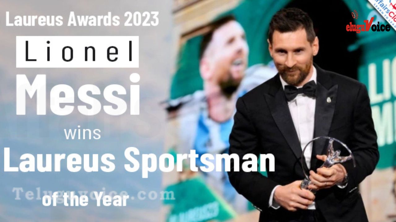 Lionel Messi has been awarded the Laureus Sportsman of the Year 2023. teluguvoice