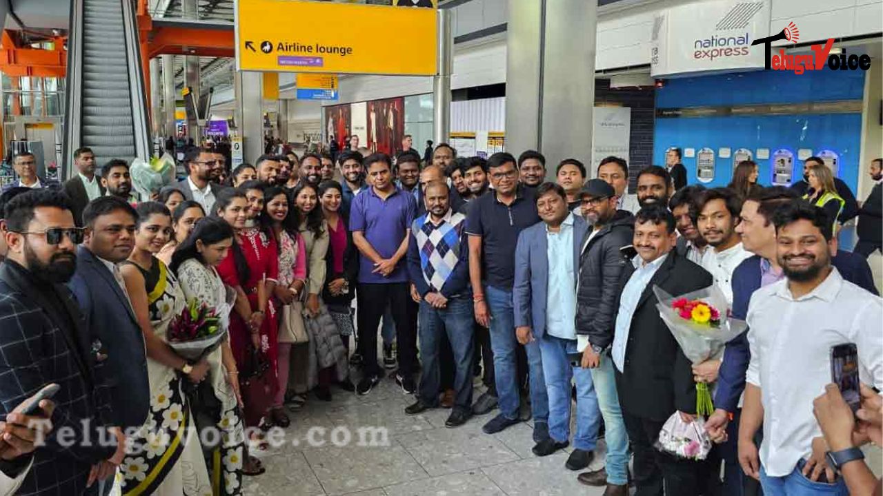 Telangana Investment Mission to the United Kingdom, Led by KTR teluguvoice