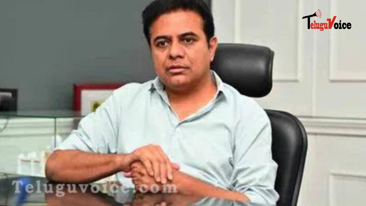 Telangana wants to compare itself to the best place in the world: KTR. teluguvoice