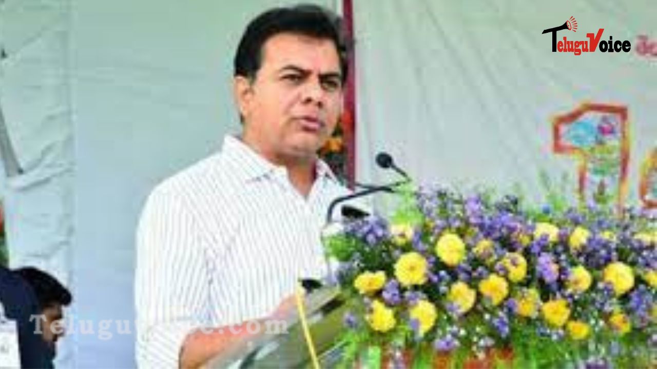 KTR says Telangana wrote new medical, health sector chapter. teluguvoice