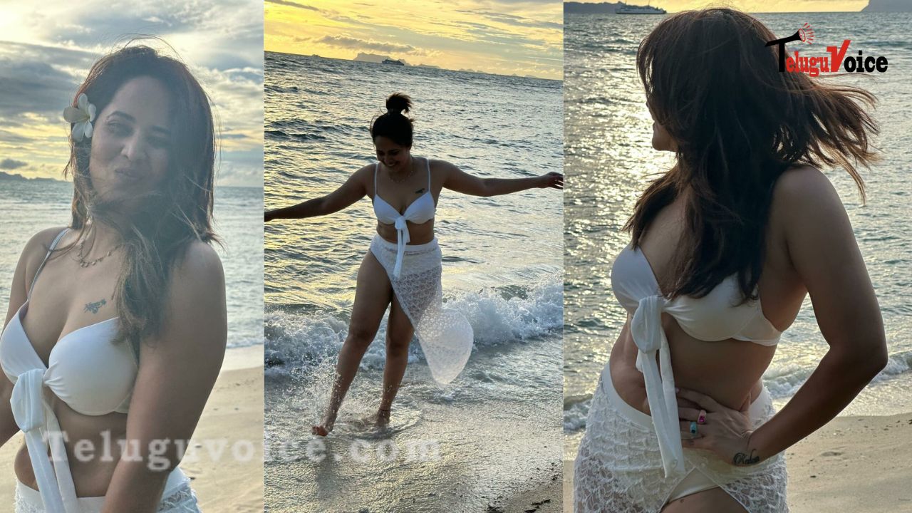 Anasuya resumes her bikini treatment teluguvoice