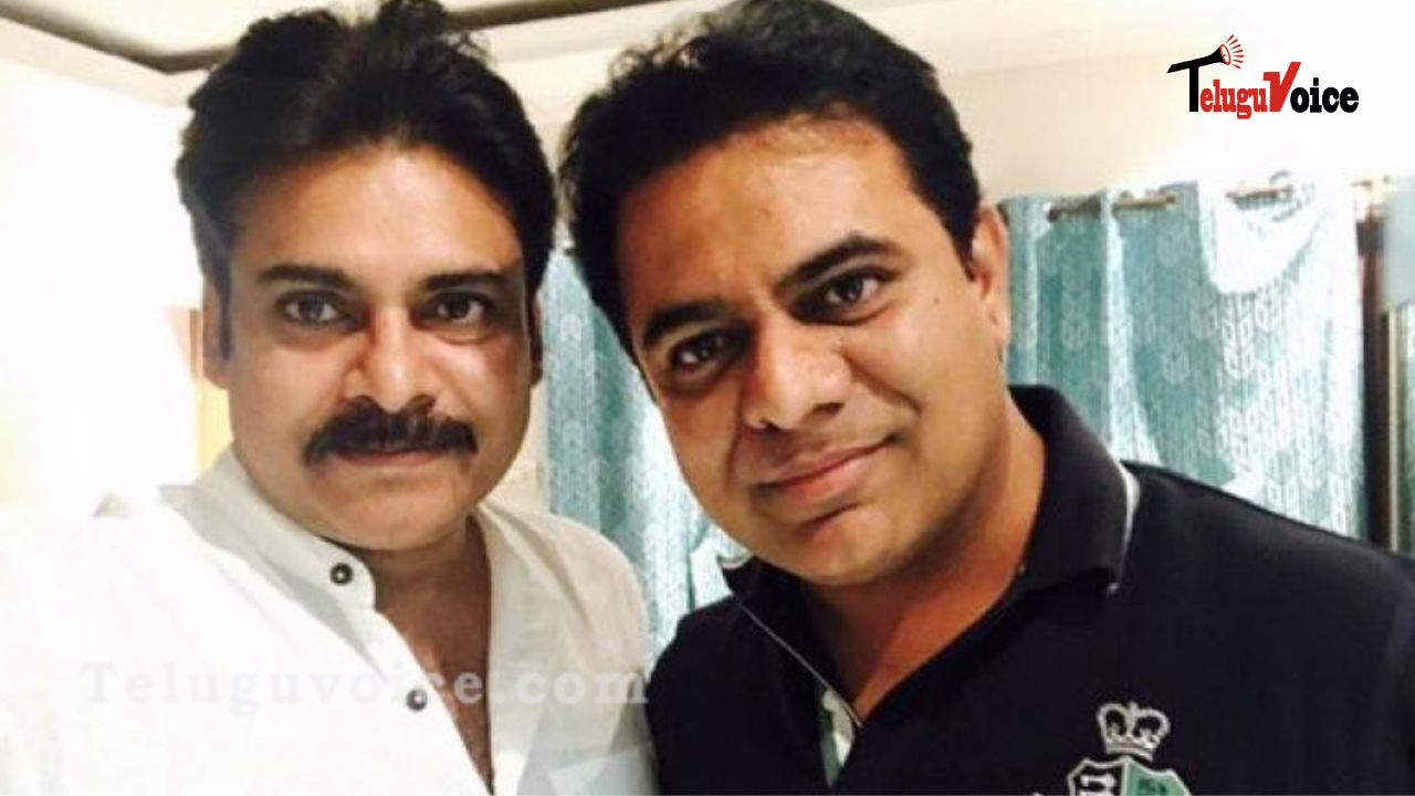  Pawan Kalyan is like a brother to me, says KTR. teluguvoice