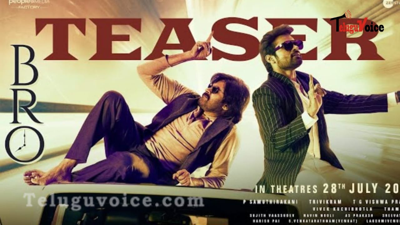 Pawan Kalyan and Sai Dharam Tej's Show Delights Fans in BRO Teaser teluguvoice